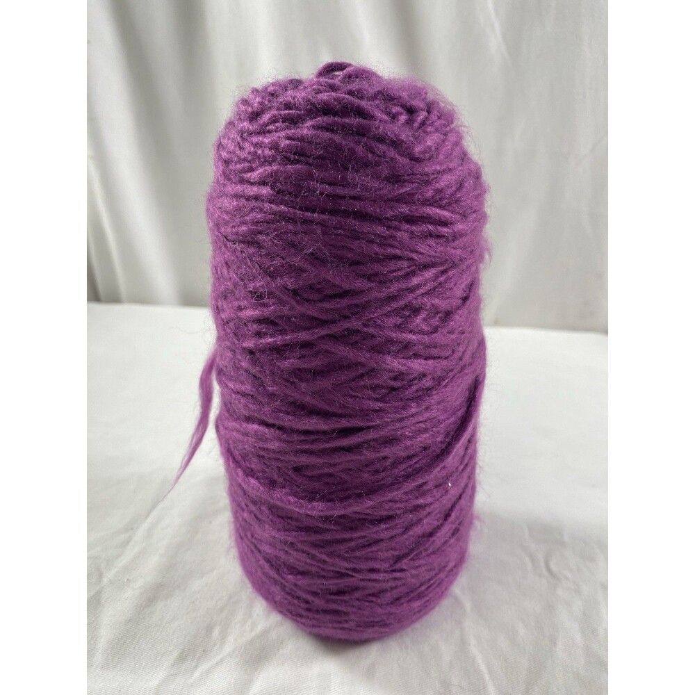 Soft Cone Yarn Spool Yarn Purple 220g Net Weight #806
